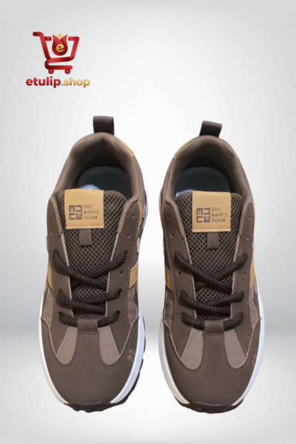 Men’s Trendy Brown & Beige Sports Shoes