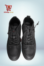 Men’s Stylish Black Leather Casual Shoes - Image 3