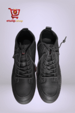 Men’s Stylish Black Leather Casual Shoes - Image 5