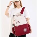 ZIRANUBACK Two-Tone Casual College Backpack | Fashionable Large Capacity School Bag for Teenagers (Girls & Boys) | Lightweight Travel & Laptop Bag - Image 2