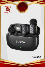 Boya Mini-14 2.4G Wireless Black Microphone for Android (1xRX, 2xTX)